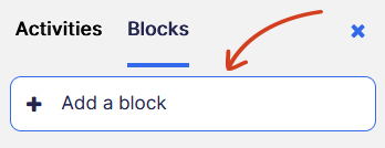 Add a block button